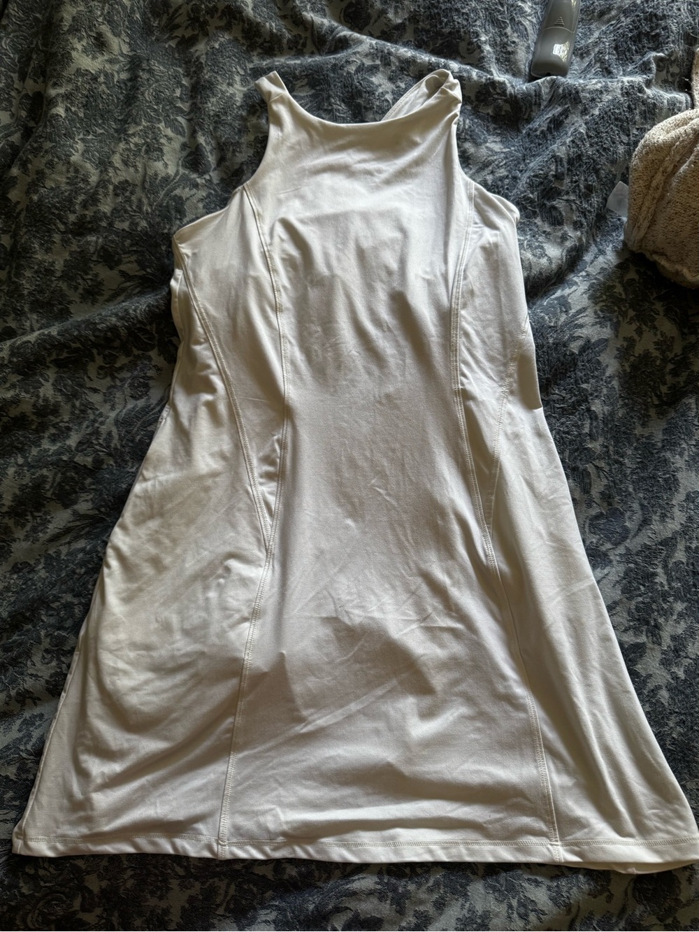 all in motion White Sleeveless A-Line Mini Dress